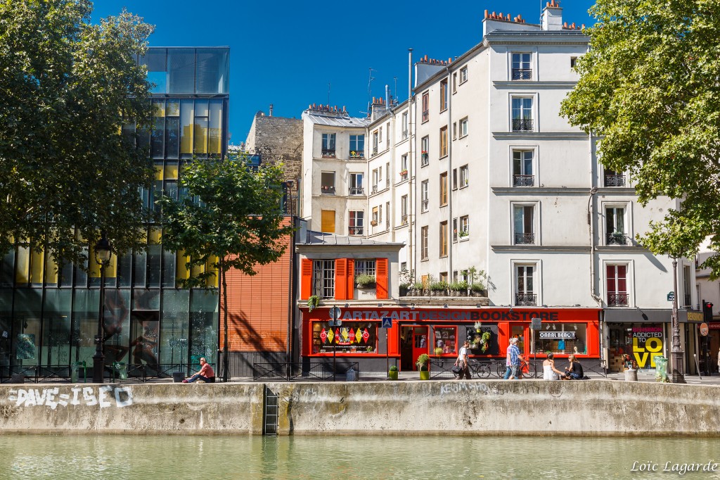 Summer time on the Canal Saint-Martin