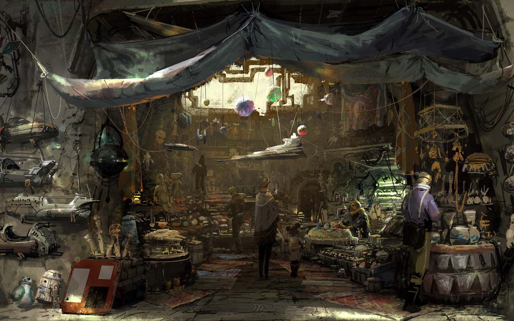 Disney Parks Star Wars: Galaxy's Edge concept art