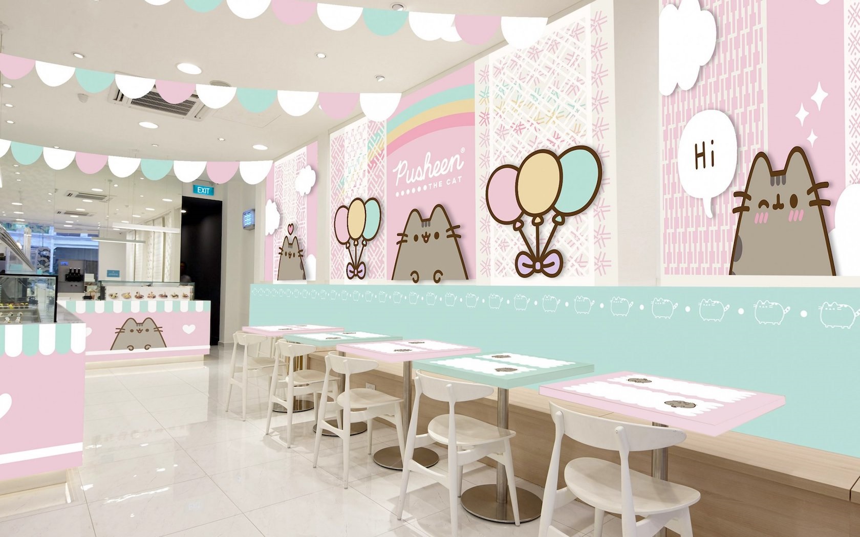 Pusheen is opening a new cafe in Singapore
