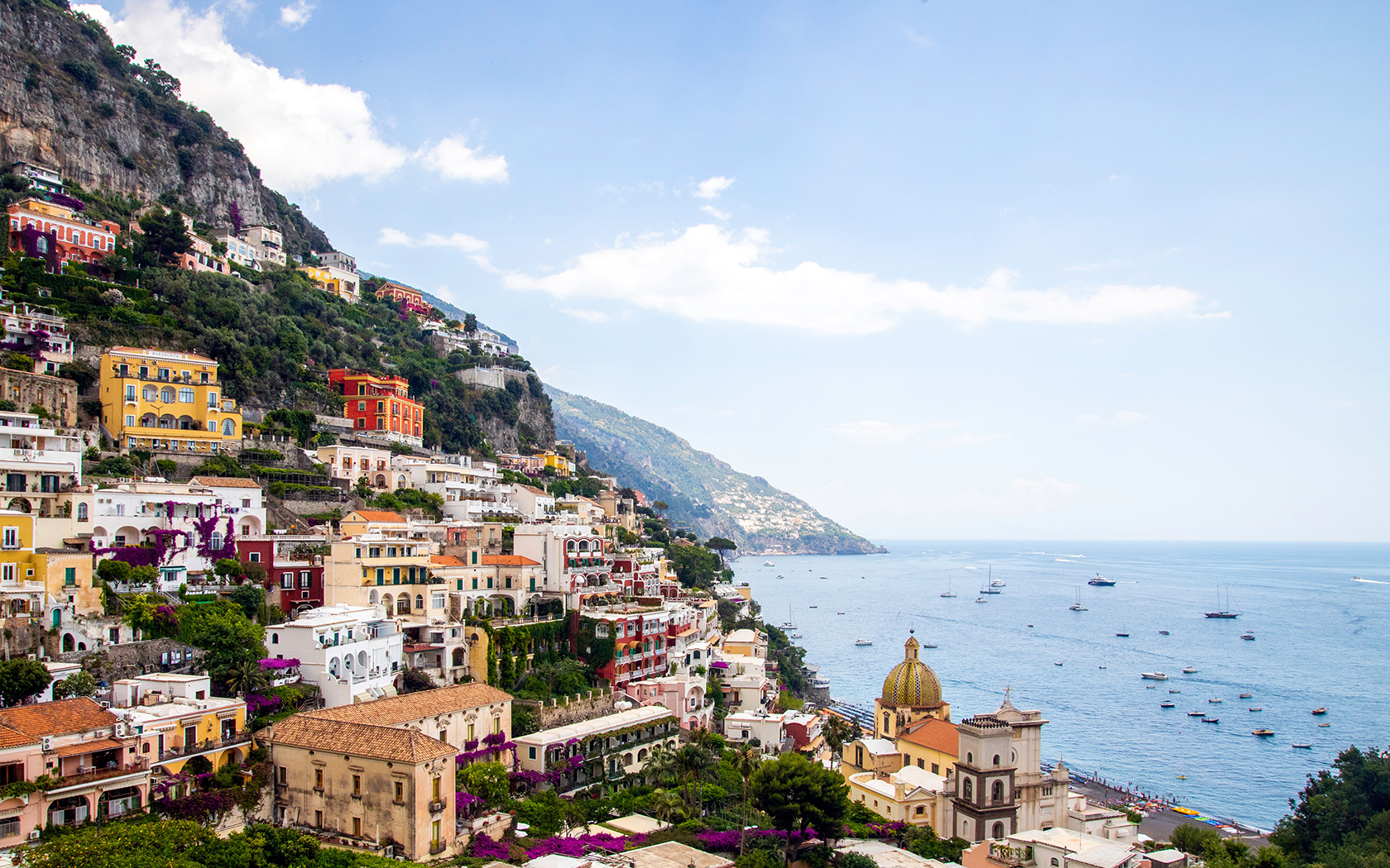 Positano, a day trip from Sorrento. Photo by Sander Crombach on Unsplash
