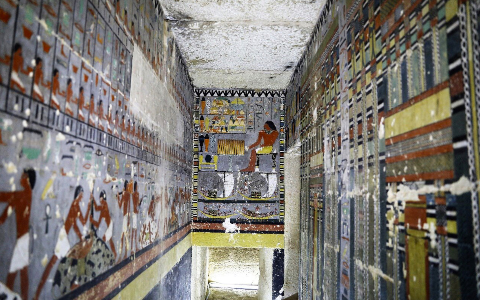 tomb of khuwy ancient egypt saqqara necropolis