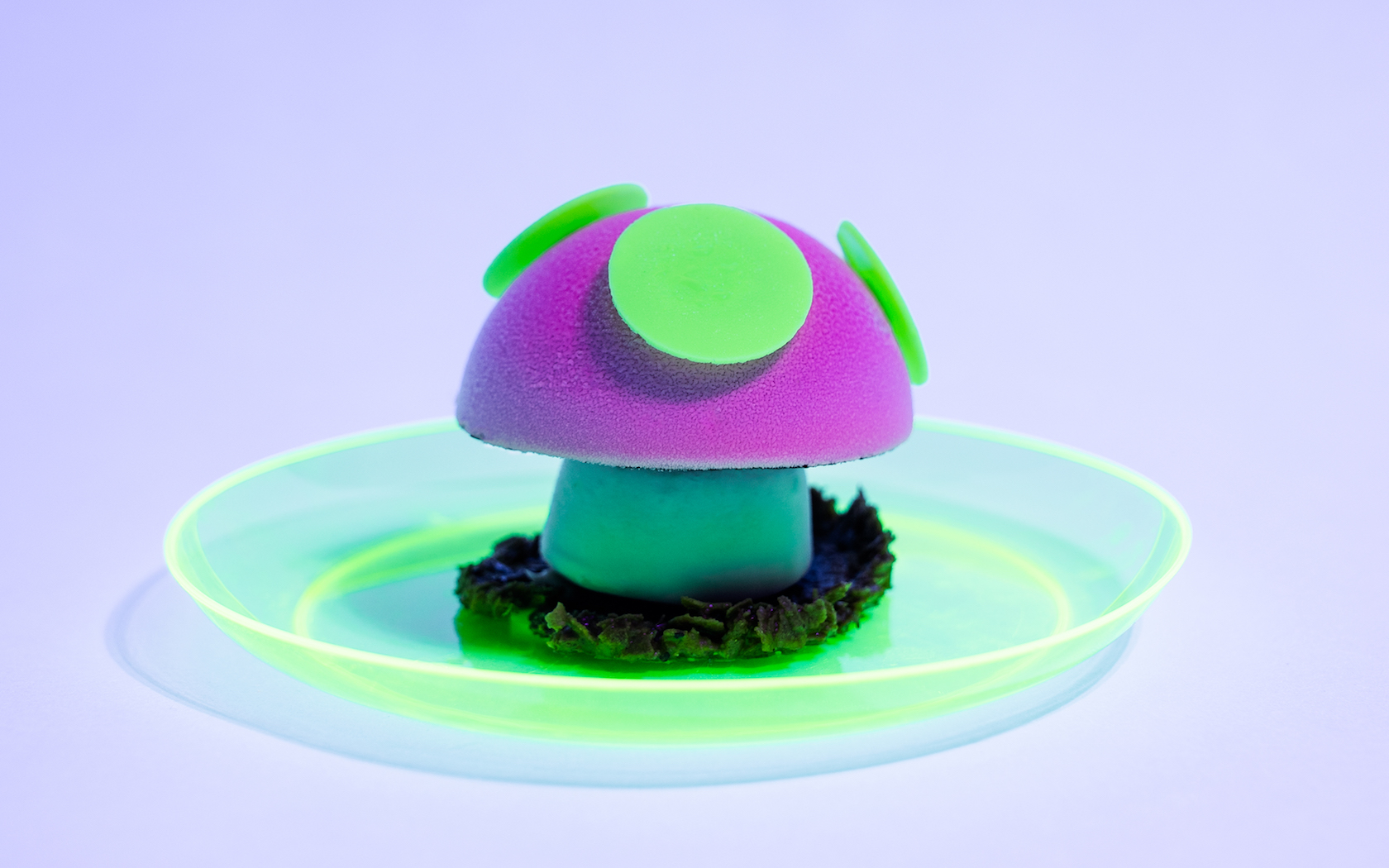 Vivid Darling Square Blacklight Messina Mini Mushroom