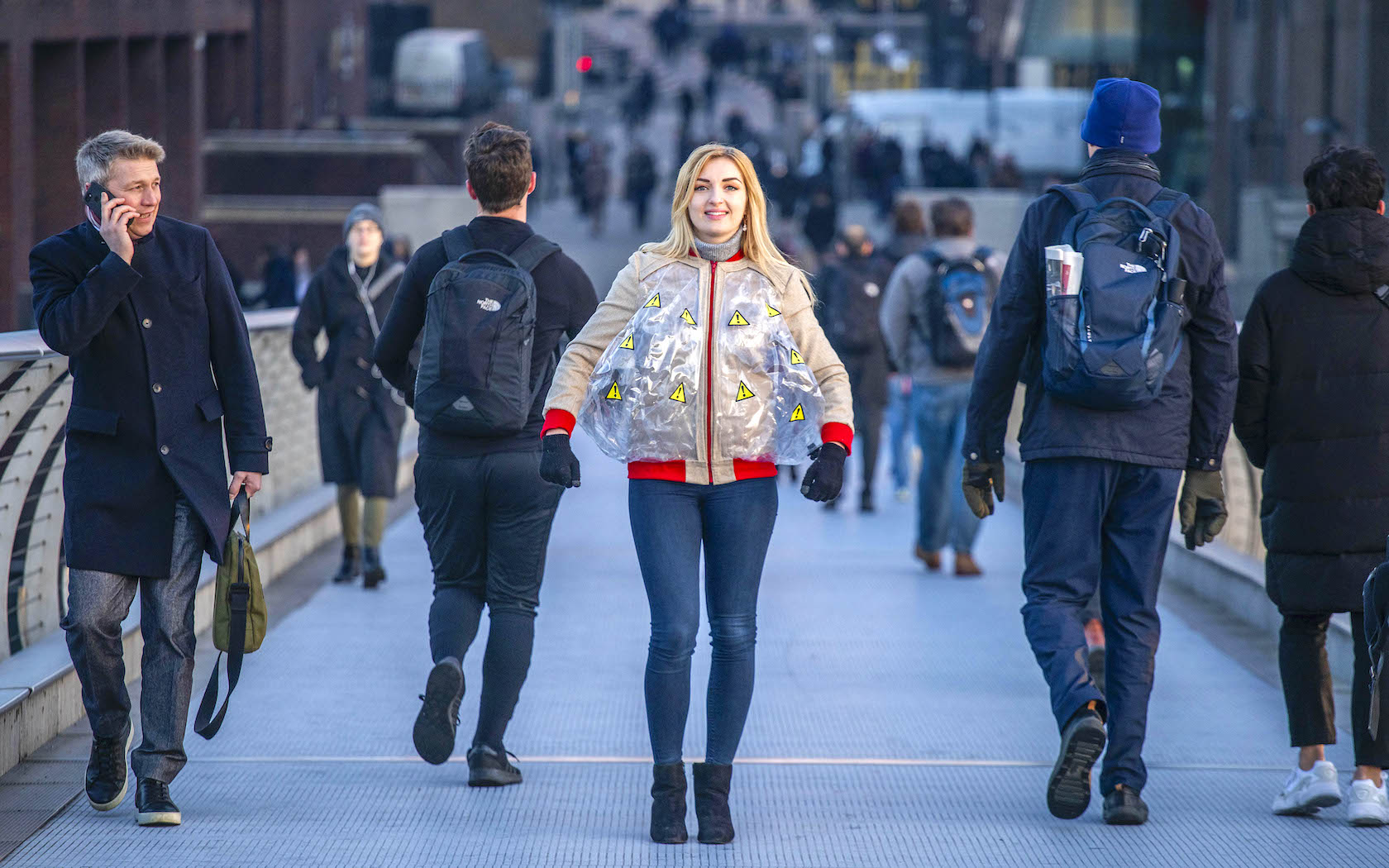 Personal Space Jacket Launches In London To Keep Strangers Away