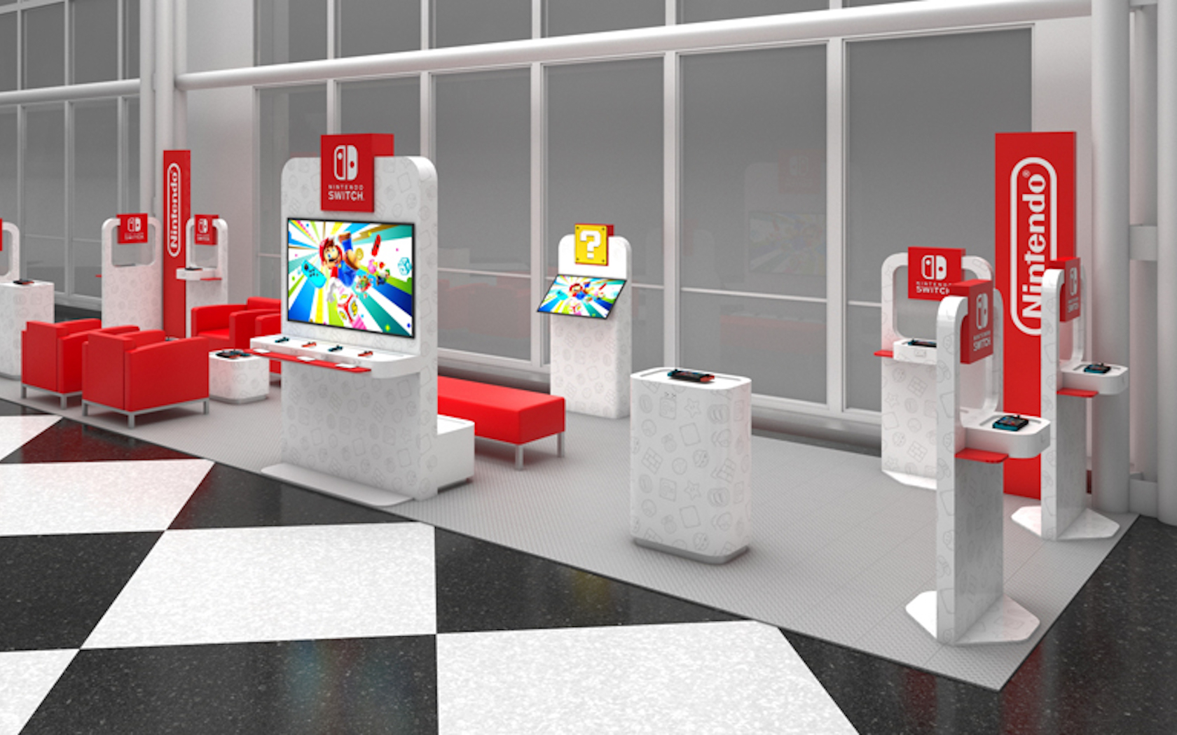 Nintendo Switch Airport Lounges