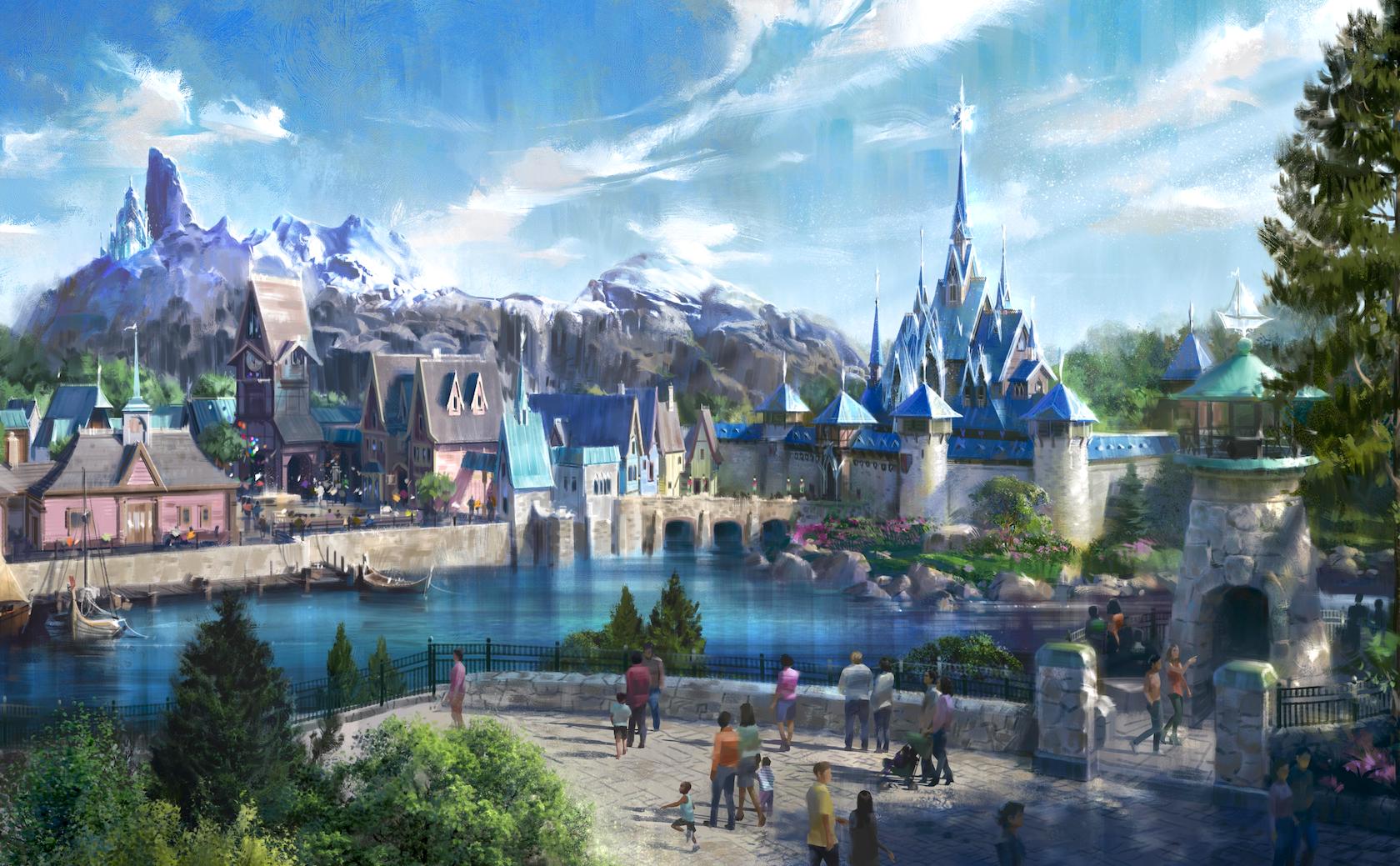 Disneyland Paris Frozen area