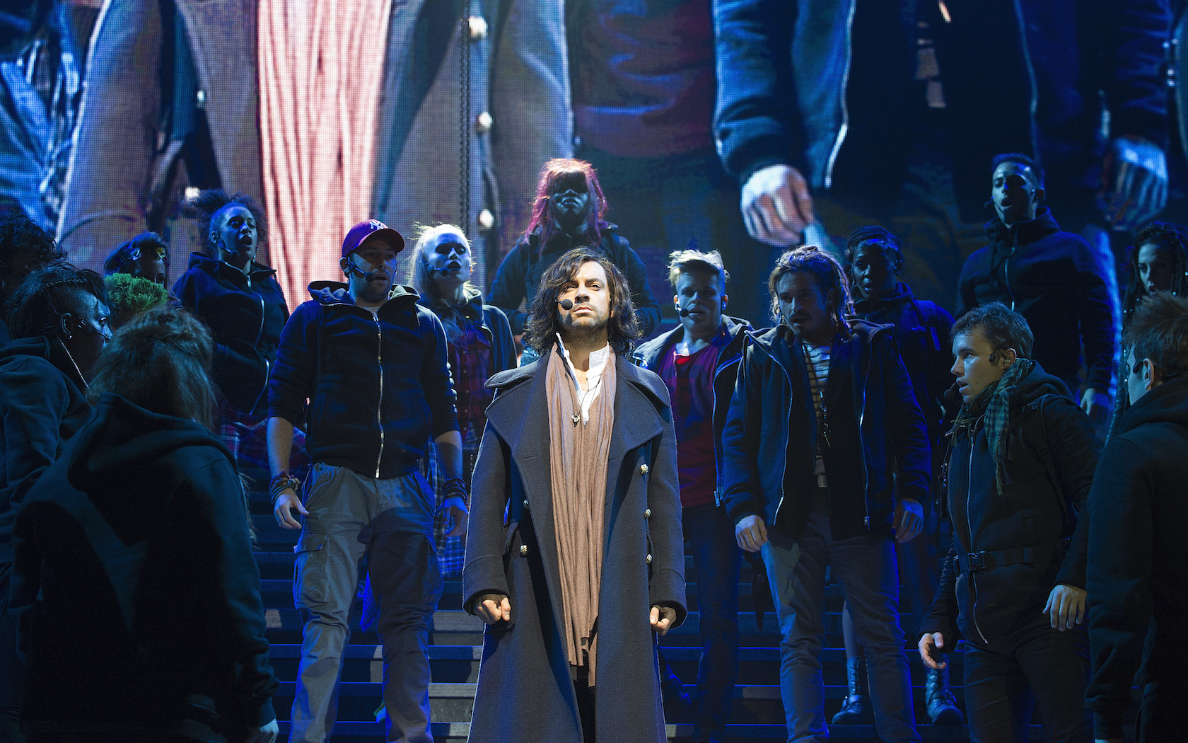 A scene from Jesus Christ Superstar by Andrew Lloyd Webber and Tim Rice @ O2 Arena, London.